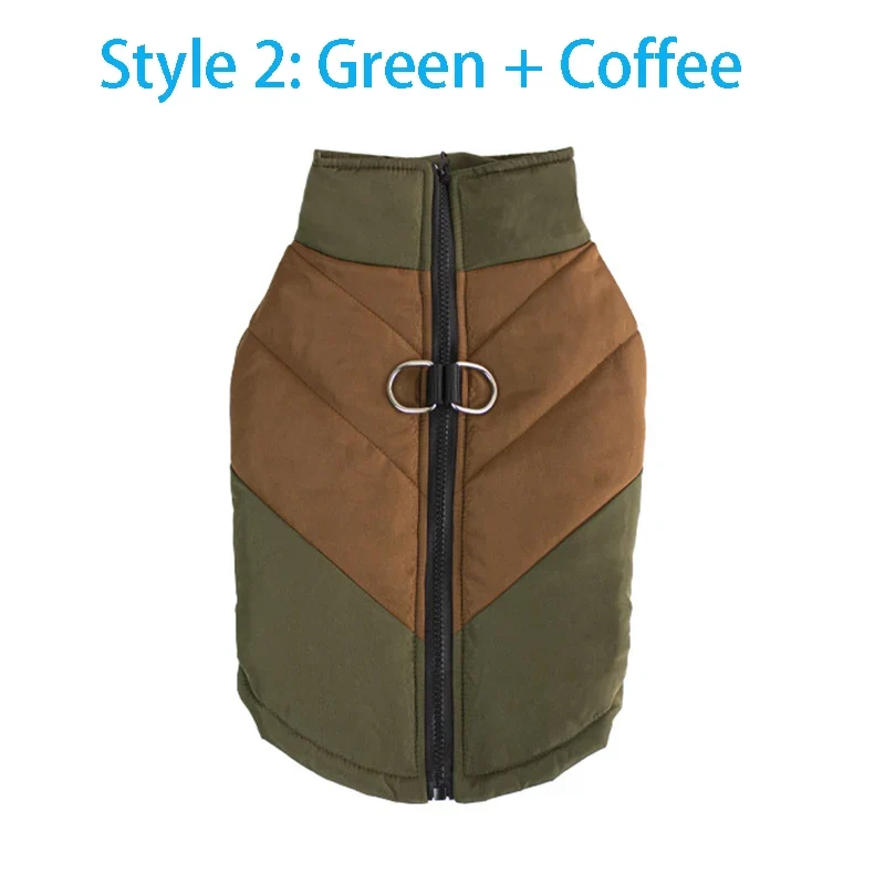 Waterproof Dog Jacket Winter Warm Dog Clothes for Small Large Dogs Puppy Vest Chihuahua Coat French Bulldog Yorkie Pug Costume