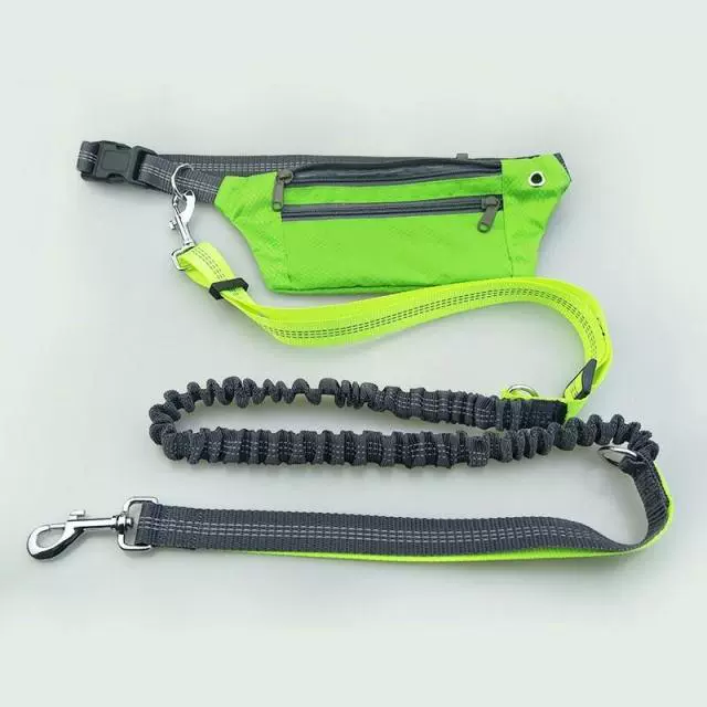 Running Hand Holding Rope Pet Dog Hand Holding Rope Running Sling Dog Running Hand Holding Rope Lace-up Waist Elastic Running Sling