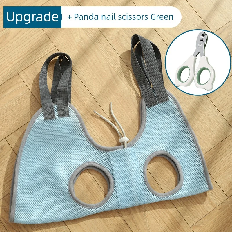 Cat Miracle Baby Sponge Cat Grooming Bag Hanging Hammock Nail Scissors Anti-Scratch Bite Dog Pet Supplies Cat Bag Fixing