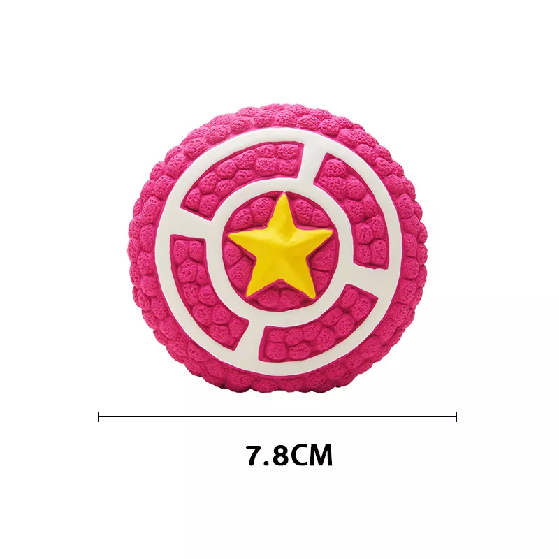 Squeaky Dog Toys Natural Latex Footballs Soft Bouncy Durable For Small Medium Large Dogs Interactive Chew Fetch Play Dog Toy