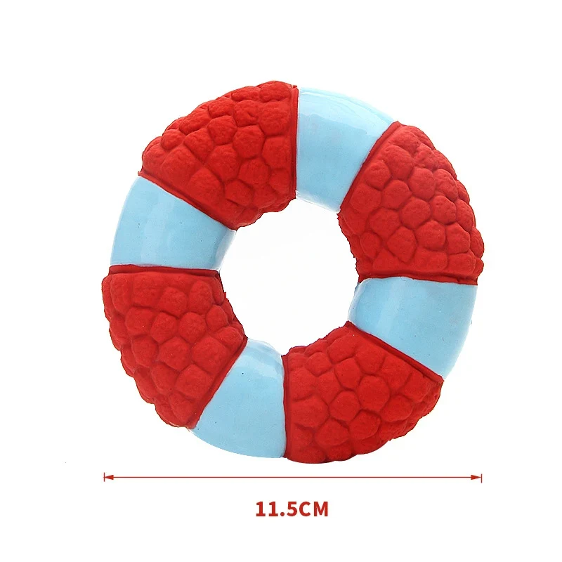 Squeaky Dog Toys Natural Latex Footballs Soft Bouncy Durable For Small Medium Large Dogs Interactive Chew Fetch Play Dog Toy