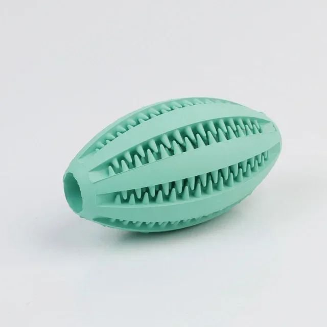 Pet Dog Chew Toys Teeth Cleaning Snack Ball Pet Dog Toy Ball Natural Rubber Super Tough Interactive Bouncy Pet Supplies