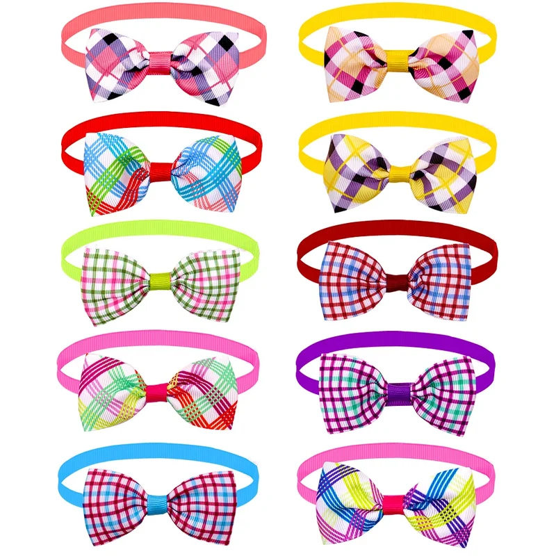 20pcs Dog Acccessories Dog Bow Tie Bulk Dog Collar Bow Dog Bowtie Small Dog Cat Pet Supplies Dog Fashion Accessoreis Bow