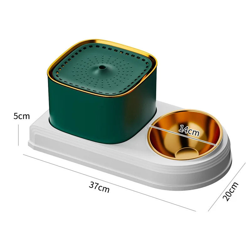 Cat Bowl Pet Bowl Automatic Feeder Cats Water Dispenser Dog Bowls Cat Food Cat Bowl Pet Food Supplies Cats Feeder