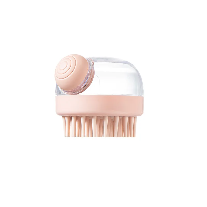 Bathroom Dog Bath Brush Massage Gloves Soft Safety Silicone Comb with Shampoo Box Pet Accessories for Cats Shower Grooming Tool
