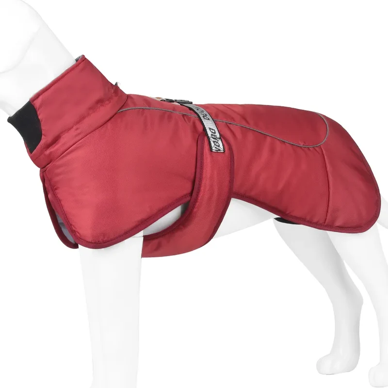 Winter Dog Clothes For Medium Large Dogs Windproof Reflective Warm Jacket Coat French Bulldog Coat Dachshund Labrador Outfits