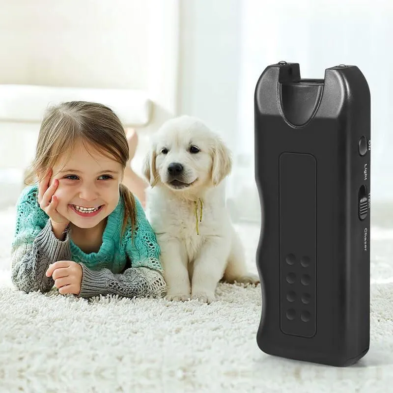 Ultrasonic Dog Repeller Handheld Barking Stop Luminous Ultrasonic Dog Driver Sonic Dog Bark Deterrent Device Anti Bark Dog Silen