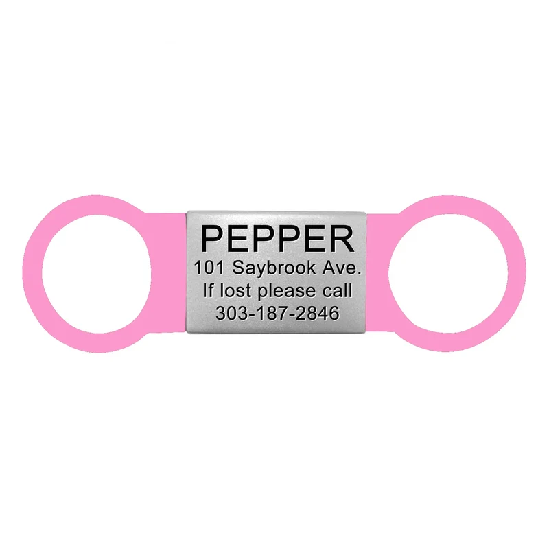 Tag Name Dog Collar name Personalized Cat Tags Slide On Pet Tag ID Silent Custom Dog Tags Engraved Cat Name Customized