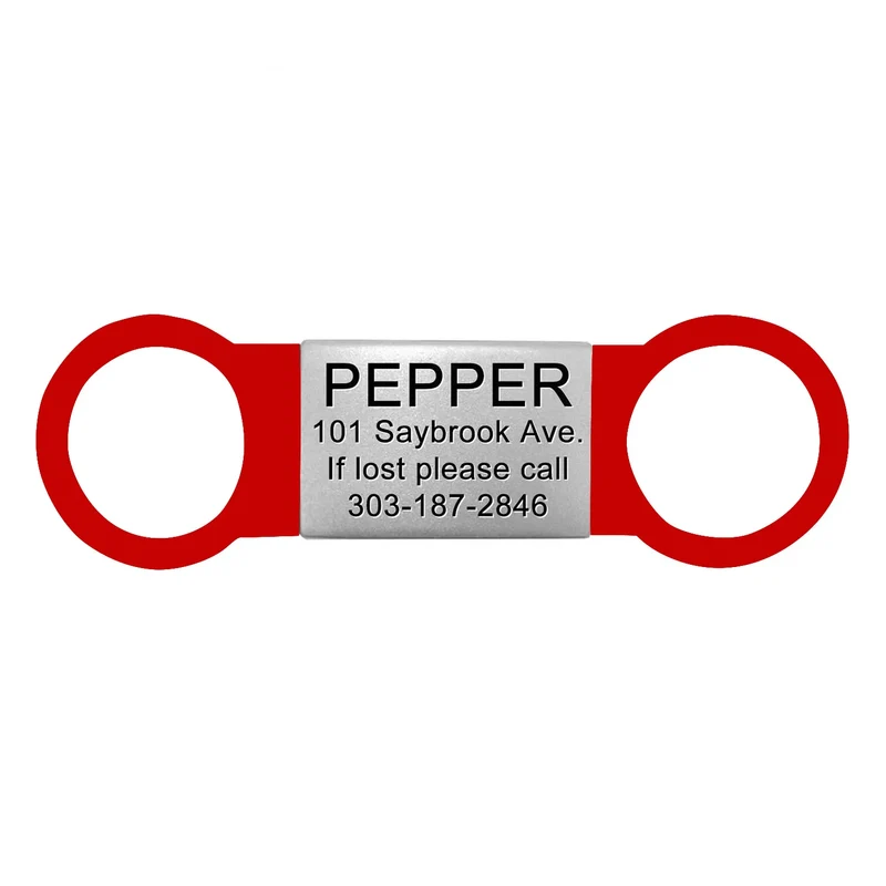 Tag Name Dog Collar name Personalized Cat Tags Slide On Pet Tag ID Silent Custom Dog Tags Engraved Cat Name Customized