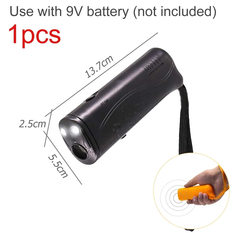 Dog Bark Stopper Deterrents Ultrasonic Stopper Bark Dog Repeller Pet Training Stop Barking Anti Noise Device Pet Supplies