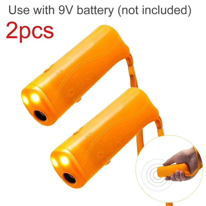 Dog Bark Stopper Deterrents Ultrasonic Stopper Bark Dog Repeller Pet Training Stop Barking Anti Noise Device Pet Supplies