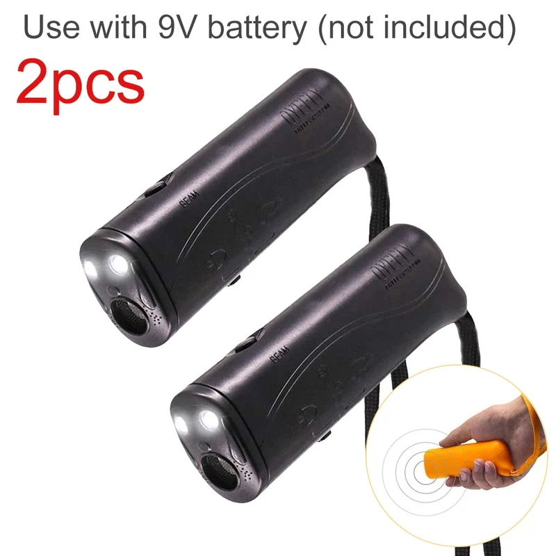 Dog Bark Stopper Deterrents Ultrasonic Stopper Bark Dog Repeller Pet Training Stop Barking Anti Noise Device Pet Supplies