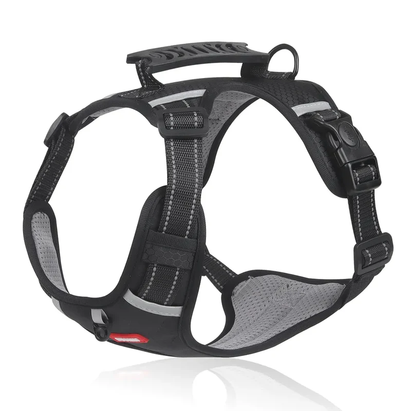 No Pull Large Dog Harness Adjustable Reflective Vest Harnesses For Small Medium Dogs Outdoor Travel French Bulldog Accessories