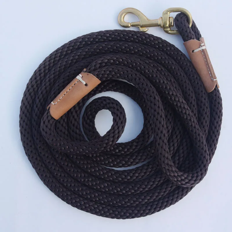 Dog Training Leash Rope Dog Check Cord/ Lightweight Small Medium Dog Tracking Leads 2M 5M 10M black red color Long dog leash