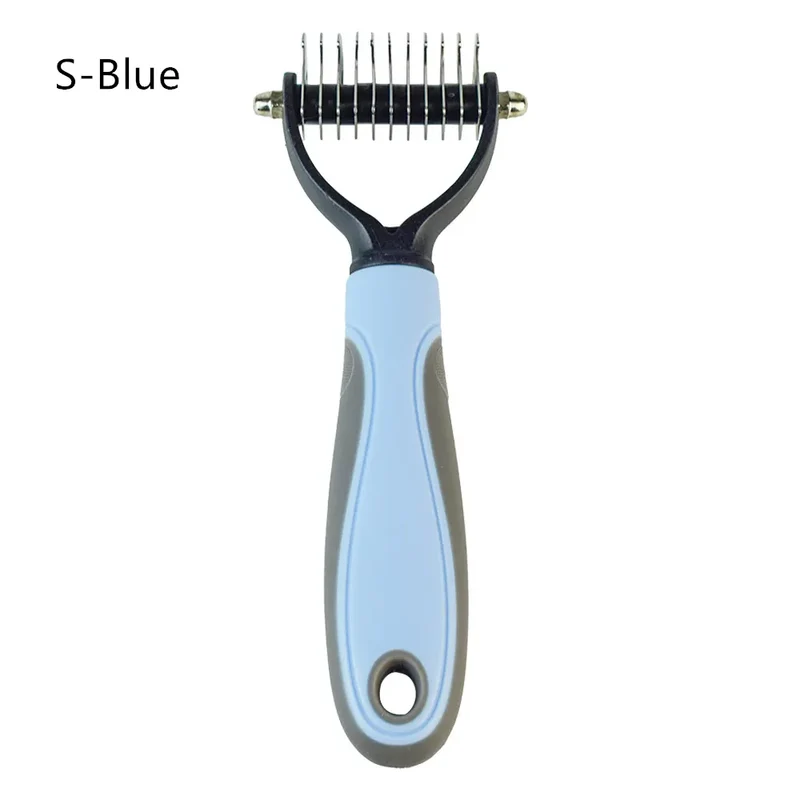 New Hair Removal Comb for Dogs Cat Detangler Fur Trimming Dematting Brush Grooming Tool For matted Long Hair Curly Pet