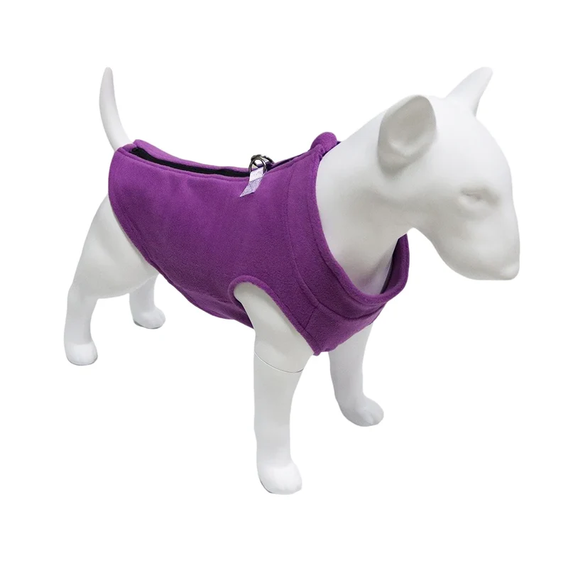 Fleece Dog Clothes For Small Medium Dogs Winter Warm Puppy Clothing French Bulldog Coat Pug Costume Poodle Jacket Chihuahua Vest