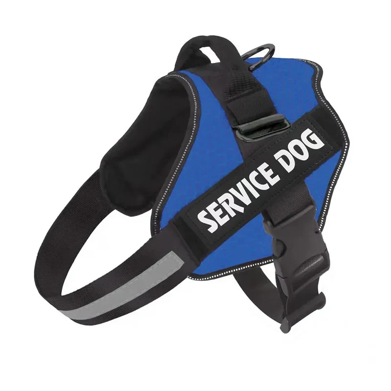 Dog Harness NO PULL Reflective Breathable Adjustable Pet Harness For Dog Vest ID Custom Patch Outdoor Walking Dog Supplies