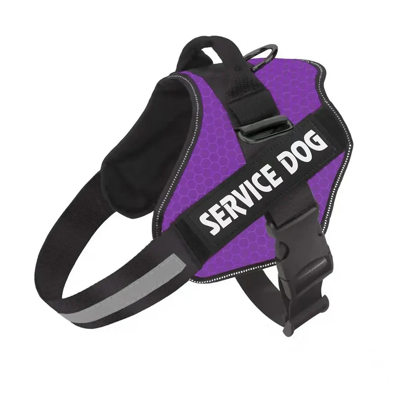 Dog Harness NO PULL Reflective Breathable Adjustable Pet Harness For Dog Vest ID Custom Patch Outdoor Walking Dog Supplies