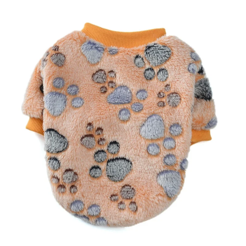 Autumn Winter Warm Puppy Fleece Clothes For Small Dogs Cats Soft Cozy Sweatshirts Chihuahua Spring Costume Yorkshire Pug Jacket