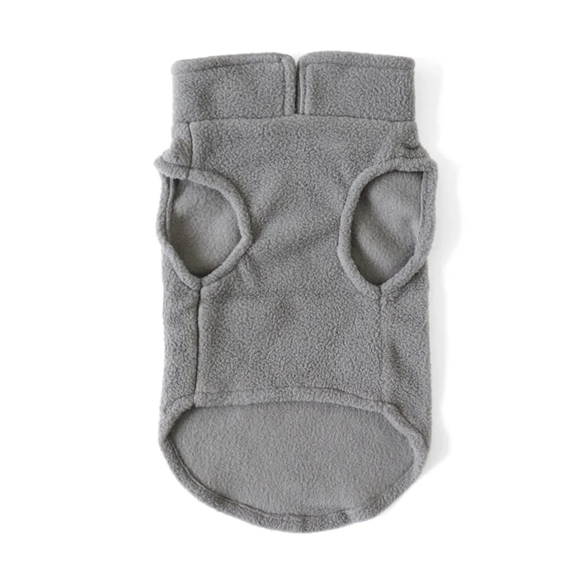 Pawda Polar Fleece Icon Autumn Spring & Tow Buckle Small Medium Dog Clothes Chihuahua Teddy Yorkshire Warm Singlet Streetwear