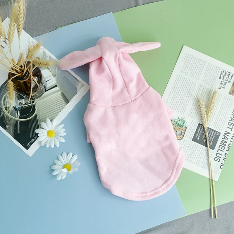 Pet Clothes Big Sale Autumn and Winter Thin Velvet Hooded Two-Leg Sweater Cat Teddy Bichon Jarre Aero Bull Small and Medium-Sized Dogs Dog