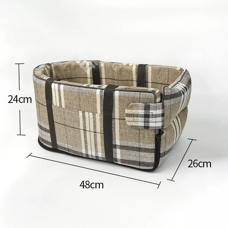 Pet Dog Car Seat Safety Cushion Car Kennel Car Outing Handy Gadget Front and Rear Row Central Control Anti-Dirty Pad