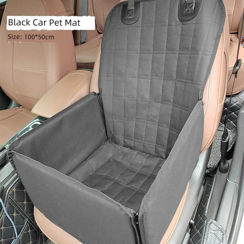 Pet Dog Car Seat Safety Cushion Car Kennel Car Outing Handy Gadget Front and Rear Row Central Control Anti-Dirty Pad