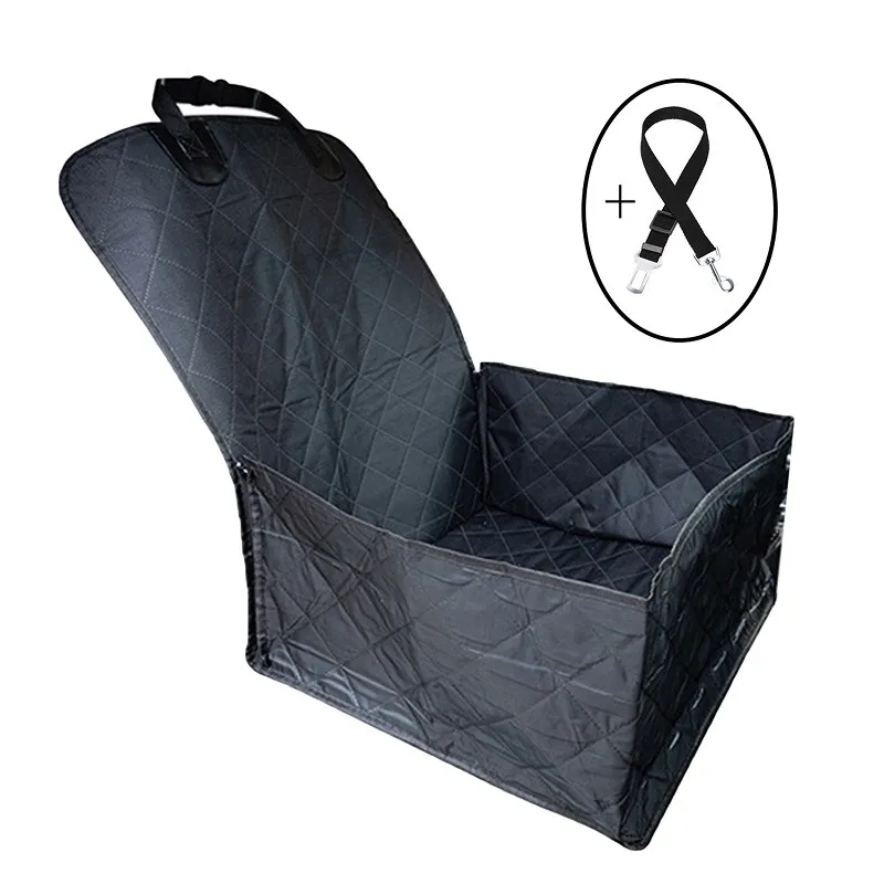 Dog Car Seat Cover Waterproof Car Front Row Pet Cushion For Dogs In The Car Trunk Cover Mats Dog Car Rear Back Protector