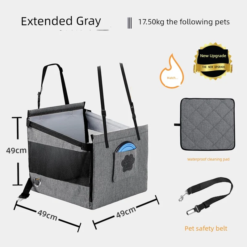 Pet Car Litter Dog Car Seat Dog Ride Handy Gadget Car Mat Dog Ride Automobile Cushion Front Seat Safety Seat