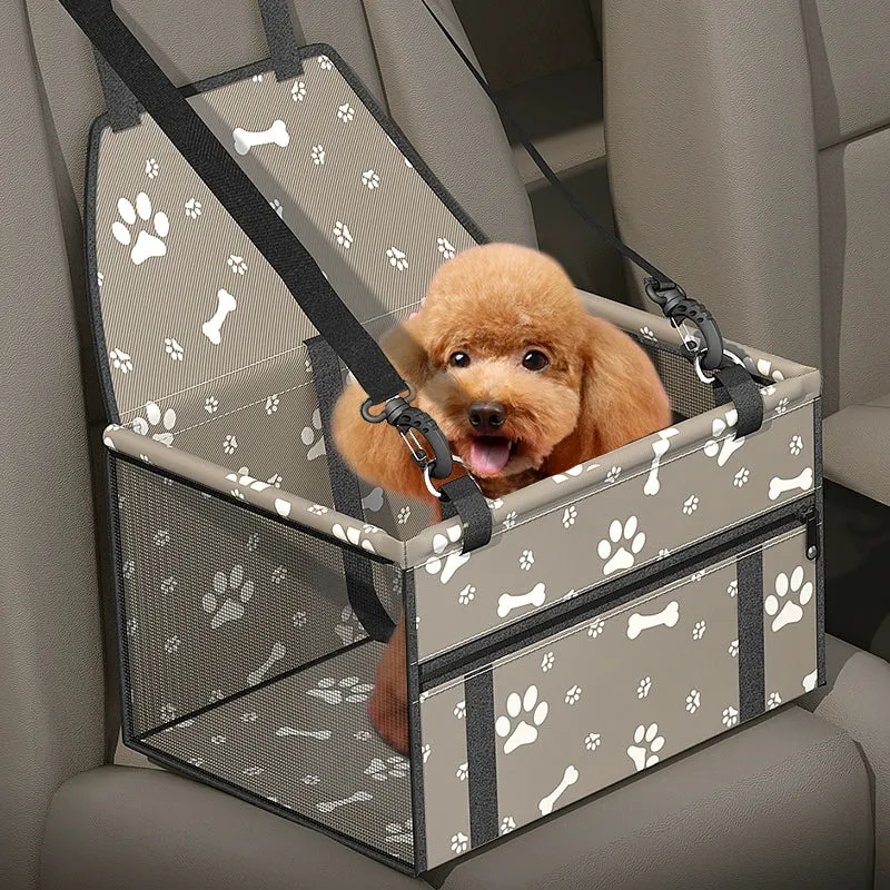 Dog Car Seat Nest Car Artifact Pet Mat Steam Bag Rear Row Anti-dirty Sub Large Dog Outing Safety