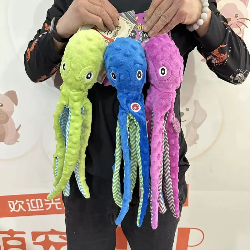 Godog/Beanie Velvet/Export Tail Single Dog Sound Toy Ringing Paper BB Called Airbag Dinosaur Stuffed Bite-Resistant