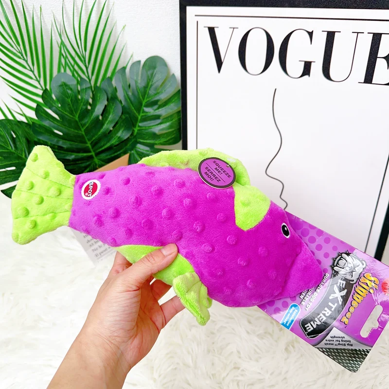 Godog/Beanie Velvet/Export Tail Single Dog Sound Toy Ringing Paper BB Called Airbag Dinosaur Stuffed Bite-Resistant