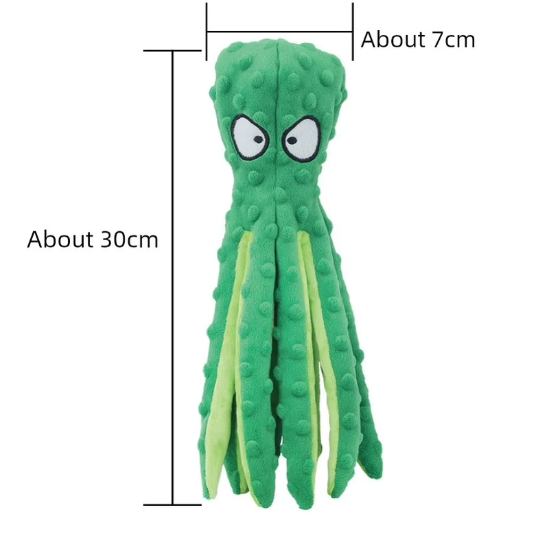Dog Toy Sound Leather Phone Case Toy Teddy Octopus Toy Molar Golden Retriever Jarre Aero Bull Medium-Sized Dog Pet Dog Supplies