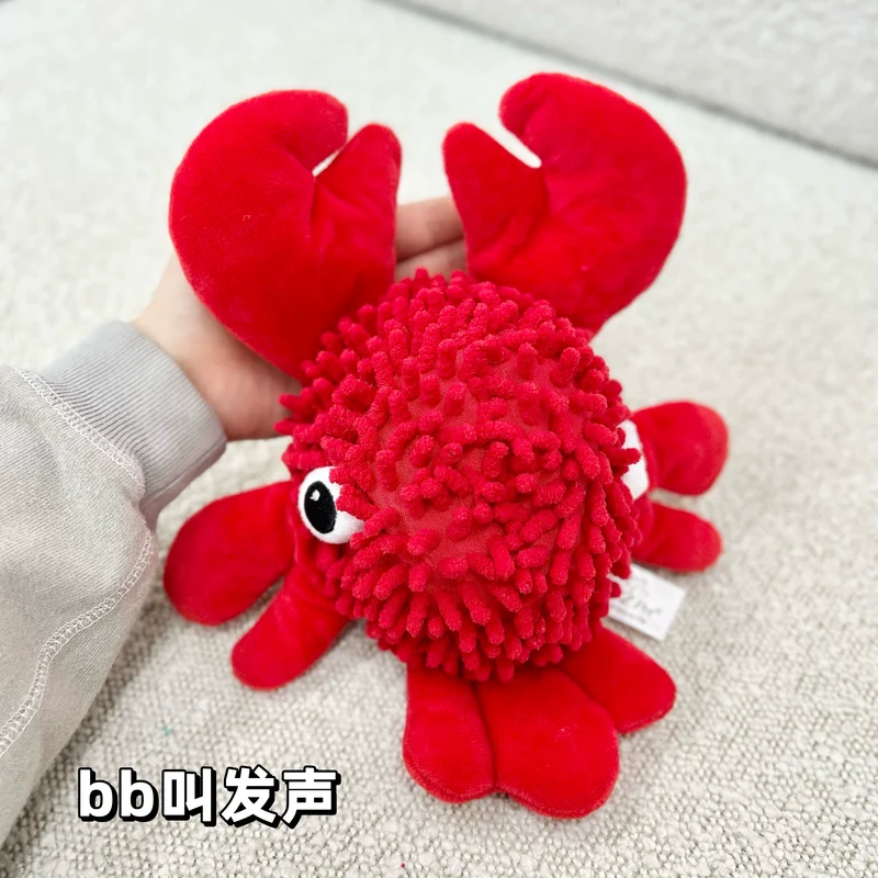 Marine Animal Series Pet Dog Plush Sound Toy Octopus Whale Crab Bite Accompany Foreign Trade Original Order
