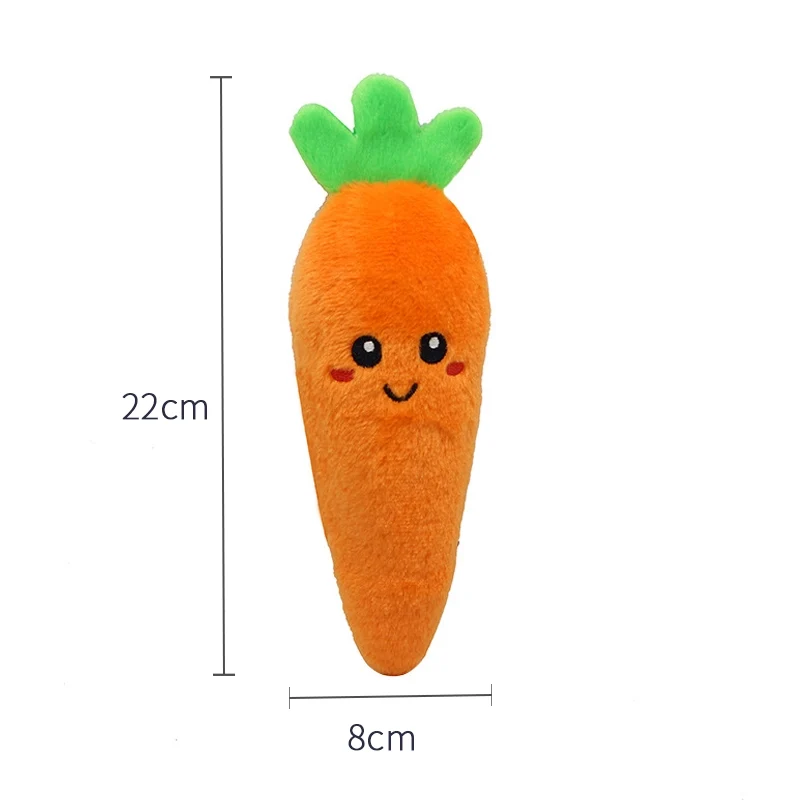 Ketmart | Cat Dog Pet Soft Toys Cartoon Animal Fruit Christmas Press Sound Toy