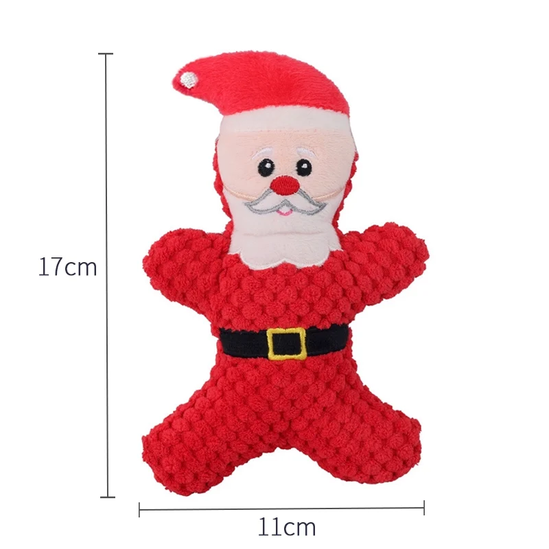 Ketmart | Cat Dog Pet Soft Toys Cartoon Animal Fruit Christmas Press Sound Toy