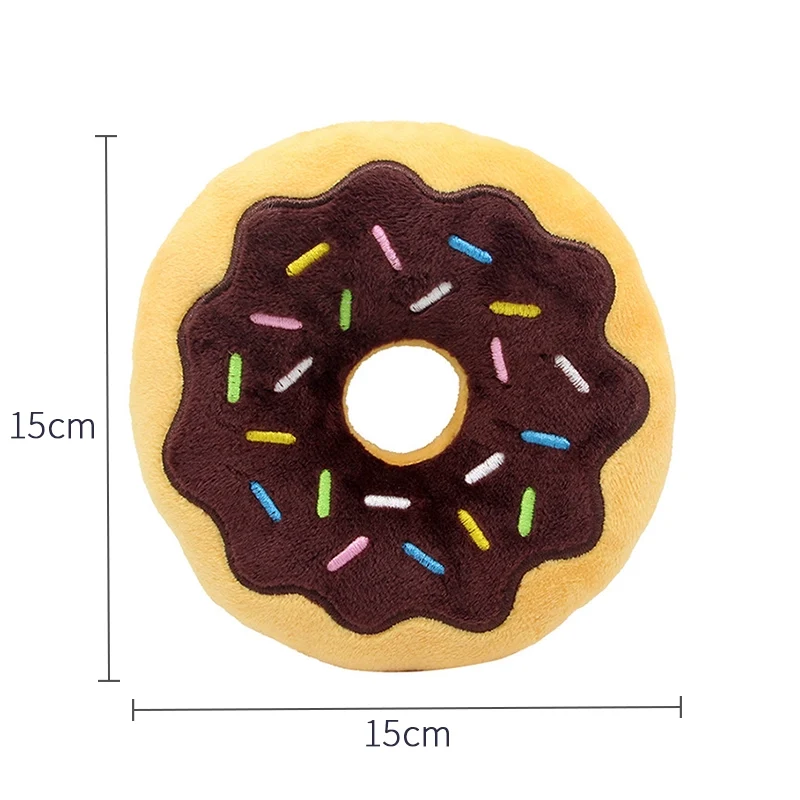 Ketmart | Cat Dog Pet Soft Toys Cartoon Animal Fruit Christmas Press Sound Toy