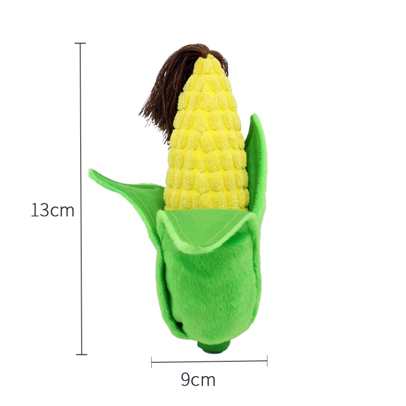 Ketmart | Cat Dog Pet Soft Toys Cartoon Animal Fruit Christmas Press Sound Toy