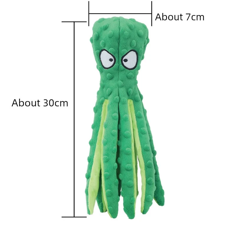 Dog Toy Sound Leather Phone Case Toy Teddy Octopus Toy Molar Golden Retriever Jarre Aero Bull Medium-Sized Dog Pet Dog Supplies