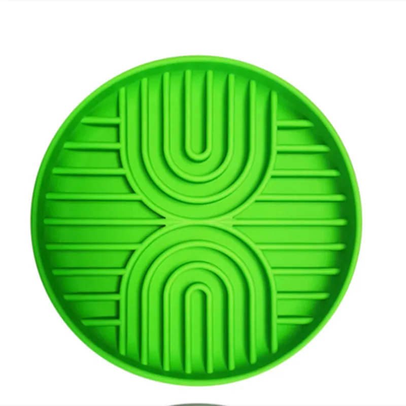 Pet supplies Slow Food Bowl Cat Anti-Knockover Anti-Slip Food Bowl Puppy Anti-choking Silicone Toy Food Plate