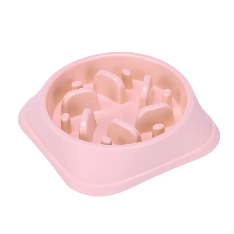 Pet Slow Food Bowl Small Dog Choke-proof Bowl Non-slip Slow Food Feeder Dog Rice Bowl Pet Supplies Available for Cats and Dogs