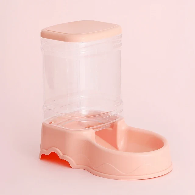 Automatic Dog Feeder Waterer High Capacity Pet Food Bowl Gravity Water Dispenser Pet Bowl for Dogs Cats 3.8 L Dog Accessories