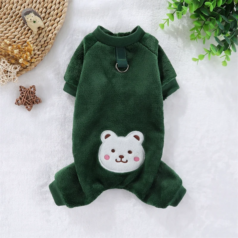 Teddy Pet Costume Small Dog Cotton-Padded Clothes for Autumn and Winter Totoro