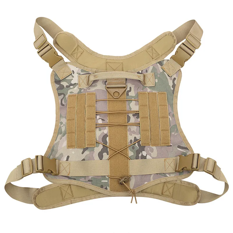 Tactical Dog Harness Military Pet German Shepherd Pet Training Vest Dog Harness and Leash Set for Small Medium Large Dogs