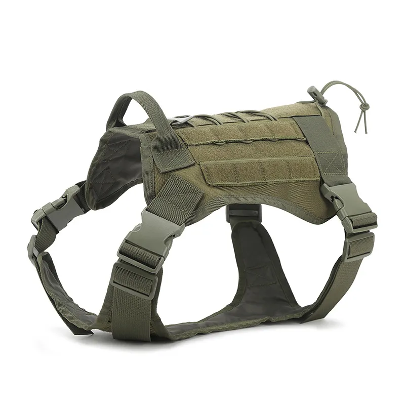 Tactical Dog Harness Military Pet German Shepherd Pet Training Vest Dog Harness and Leash Set for Small Medium Large Dogs
