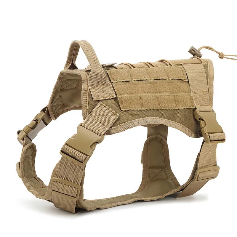 Tactical Dog Harness Military Pet German Shepherd Pet Training Vest Dog Harness and Leash Set for Small Medium Large Dogs