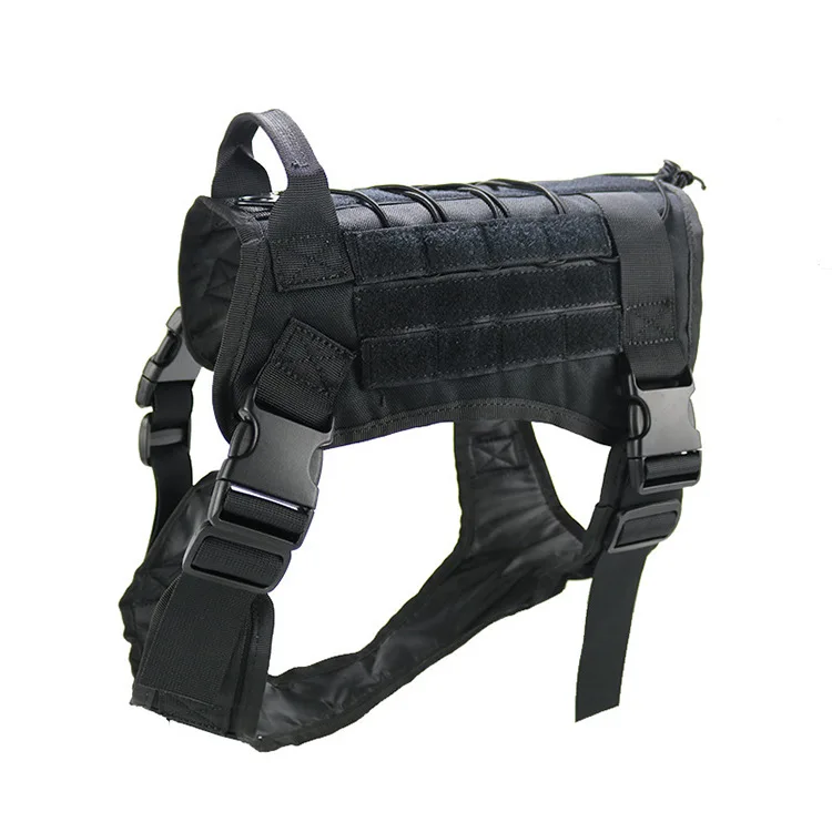 Tactical Dog Harness Military Pet German Shepherd Pet Training Vest Dog Harness and Leash Set for Small Medium Large Dogs