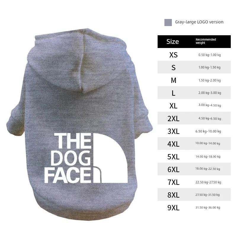 Pet Dog Cat Clothes Schnauzer Teddy Small, Medium and Large Dogs Autumn and Winter Fleece Lined Padded Warm Keeping Fashion Brand Sweater
