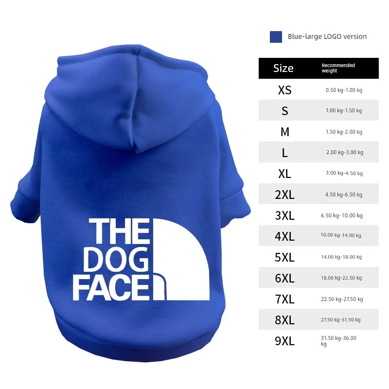 Pet Dog Cat Clothes Schnauzer Teddy Small, Medium and Large Dogs Autumn and Winter Fleece Lined Padded Warm Keeping Fashion Brand Sweater