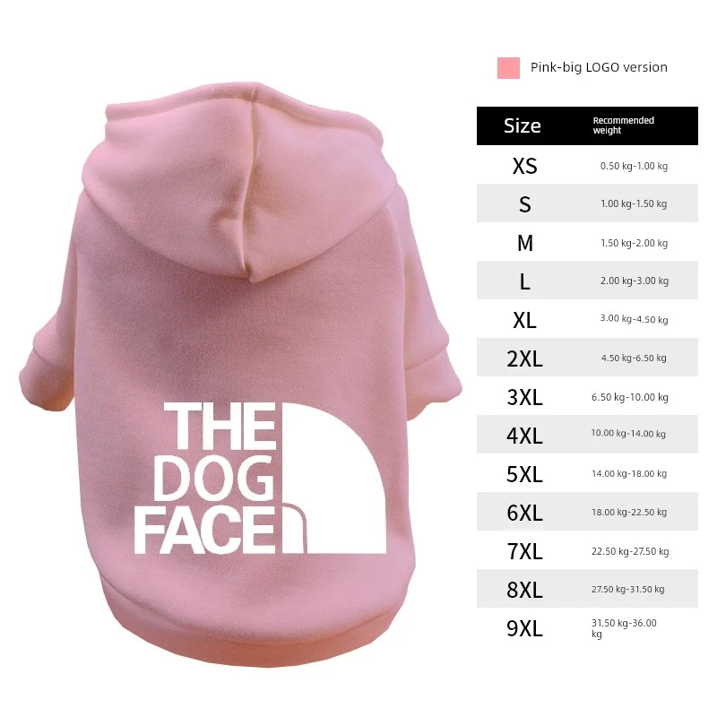 Pet Dog Cat Clothes Schnauzer Teddy Small, Medium and Large Dogs Autumn and Winter Fleece Lined Padded Warm Keeping Fashion Brand Sweater